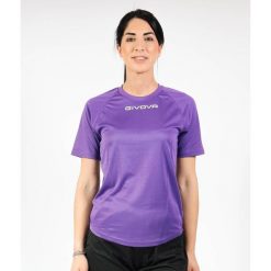 Koszulka Sportowa Microforata Givova 2XL - Oddychająca i Lekka. Fioletowe koszulki sportowe damskie Givova, xl, bez wzorów, z poliesteru, bez ramiączek, rowerowe. Za 53.59 zł.