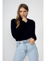 AUTHENTIC CASHMERE Kaszmirowy golf "Suzie" w kolorze granatowym rozmiar: S. Niebieskie golfy damskie AUTHENTIC CASHMERE, s, bez wzorów, z kaszmiru, bez ramiączek. Za 478.99 zł.