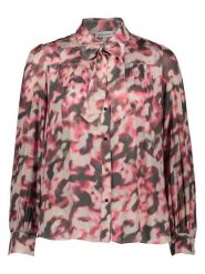 More & More Bluzka w kolorze oliwkowo-różowym rozmiar: 42. Brązowe bluzki damskie More & More, bez wzorów, z wiskozy, bez kołnierzyka, bez ramiączek. Za 143.90 zł.