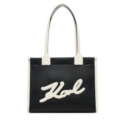 Torebka KARL LAGERFELD. Czarne torebki klasyczne damskie KARL LAGERFELD, bez dodatków. Za 629.99 zł.