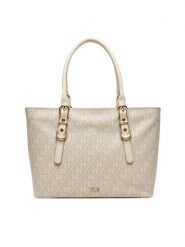 TOUS Torebka Buckles Silhouette 2002201901 Beżowy. Brązowe shopper bag tous, bez wzorów, ze skóry, bez dodatków. Za 769.99 zł.