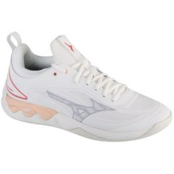 Adidasy Mizuno Wave Luminous 3, Kobiety. Białe obuwie sportowe damskie Mizuno, z syntetyku, bez zapięcia, do siatkówki, mizuno wave. Za 549.99 zł.