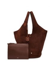 Polo Ralph Lauren Torebka 428P23816003 Brązowy. Brązowe torebki klasyczne damskie Polo Ralph Lauren, ze skóry, bez dodatków. Za 3,499.00 zł.