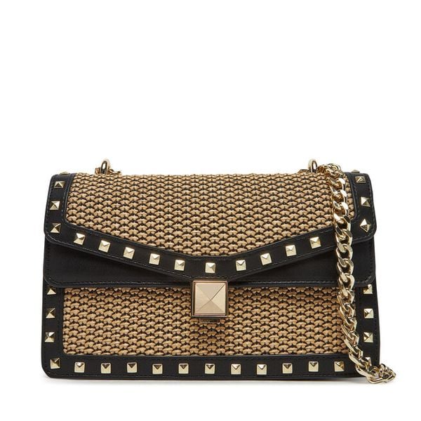 Torebka Steve Madden. Czarne torebki wieczorowe damskie Steve Madden, bez wzorów, bez dodatków. Za 309.99 zł.