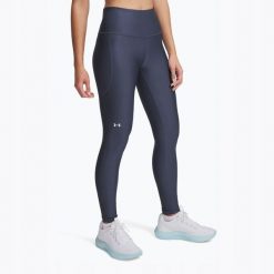 Damskie Legginsy Sportowe Under Armour Tech Hirise Legging. Czarne legginsy damskie Under Armour, xl, bez wzorów, na fitness i siłownię. Za 229.99 zł.