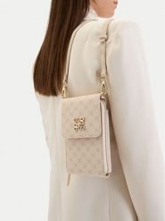 Nine West Torebka EO-Bowery Noir-BW-B31610R Beżowy. Brązowe listonoszki damskie Nine West, bez wzorów, z materiału, bez dodatków. Za 159.99 zł.