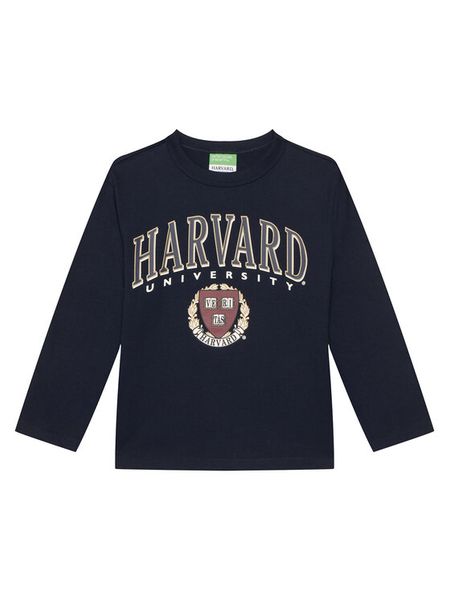 United Colors Of Benetton Bluzka 3IVWC10PW Granatowy Regular Fit. Niebieskie t-shirty i koszulki chłopięce United Colors Of Benetton, bez wzorów, z bawełny, bez kołnierzyka, bez ramiączek. Za 59.99 zł.