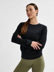 Bluza damska Hummel Active. Czarne bluzy damskie Hummel, na wiosnę, xl, bez wzorów, z bawełny, bez kaptura. Za 266.50 zł.