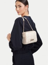 Guess Torebka J6YZ07 W3001 Kremowy. Białe listonoszki damskie Guess, z aplikacjami, ze skóry, bez dodatków. Za 210.99 zł.
