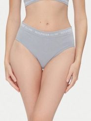 Tommy Hilfiger Figi klasyczne z wysokim stanem UW0UW05724 Niebieski. Niebieskie figi Tommy Hilfiger, bez wzorów, z bawełny. Za 89.99 zł.