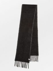 Becksöndergaard Szal w kolorze czarnym - 210 x 26 cm rozmiar: onesize. Czarne szaliki damskie Becksöndergaard, bez wzorów, z materiału. Za 295.99 zł.