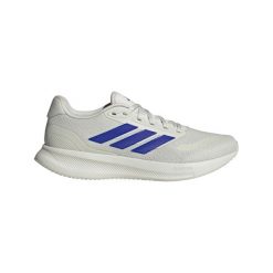 Buty do biegania adidas Runfalcon 5. Białe obuwie sportowe damskie Adidas, bez zapięcia, do biegania. Za 250.20 zł.