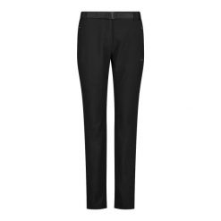 Spodnie damskie CMP. Czarne spodnie sportowe damskie CMP, na lato, bez wzorów, z elastanu, outdoorowe. Za 239.00 zł.
