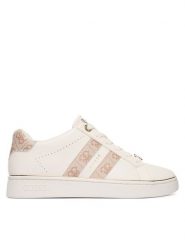 Guess Sneakersy FLTBRL ELE12 Kremowy. Białe obuwie sportowe damskie Guess, ze skóry, bez zapięcia. Za 494.99 zł.
