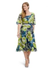 Vera Mont Sukienka w kolorze zielono-niebieskim rozmiar: 40. Niebieskie sukienki damskie Vera Mont, bez wzorów, bez ramiączek. Za 213.18 zł.