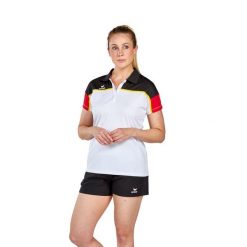 Damska koszulka polo Erima Change. Białe koszulki damskie Erima, bez wzorów, bez kołnierzyka, bez ramiączek. Za 206.50 zł.