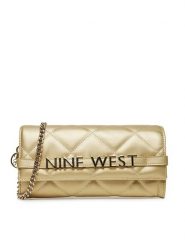 Nine West Torebka GLAR2 Złoty. Żółte torebki wieczorowe damskie Nine West, bez wzorów, z materiału, bez dodatków. Za 199.99 zł.