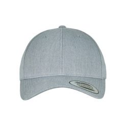 Czapka Flexfit curved classic. Szare czapki z daszkiem damskie FLEXFIT, bez wzorów, z bawełny. Za 67.40 zł.