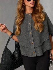 Milan Kiss Kardigan w kolorze antracytowym rozmiar: M. Czarne kardigany damskie Milan Kiss, m, bez wzorów. Za 165.99 zł.