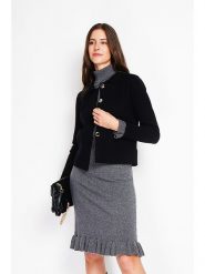 William de Faye Kurtka koszulowa w kolorze czarnym rozmiar: 38. Czarne kardigany damskie William de Faye, bez wzorów. Za 130.99 zł.