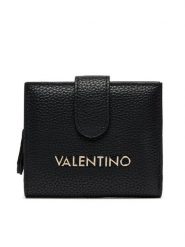 Valentino Portfel Brixton VPS7LX215 Czarny. Czarne portfele damskie Valentino, bez wzorów, ze skóry. Za 179.99 zł.