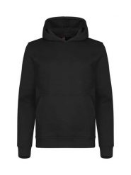Clique Miami Hoody Junior – bluza z kapturem z bawełny i recyklatu – Black. Czarne bluzy damskie CLIQUE, bez wzorów, z bawełny, z kapturem. Za 153.11 zł.