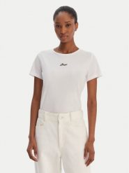 BOSS T-Shirt Elove 50554696 Biały Slim Fit. Białe t-shirty damskie Boss, xl, bez wzorów, z bawełny, bez kołnierzyka. Za 229.99 zł.