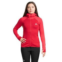 Bluza trekkingowa damska Eclipse Hooded Women. Czerwone bluzy damskie MOUNTAIN EQUIPMENT, m, bez wzorów, z polaru, z kapturem. Za 531.99 zł.