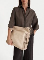 Lasocki Torebka CEO-LSK-X-009-09 Beżowy. Brązowe torebki klasyczne damskie Lasocki, z materiału, bez dodatków. Za 199.99 zł.