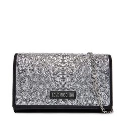 Torebka LOVE MOSCHINO. Czarne torebki wieczorowe damskie Love Moschino, bez wzorów, bez dodatków. Za 669.00 zł.