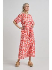 Josephine & Co Sukienka "Jerome" w kolorze koralowo-jasnoróżowym rozmiar: 42. Czerwone sukienki damskie Josephine & Co, bez wzorów, z bawełny, bez ramiączek. Za 282.99 zł.