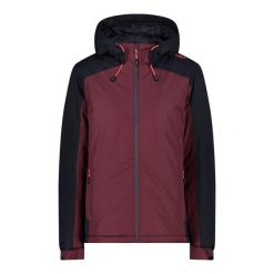 Kurtka damska turystyczna CMP 33Z1636. Czerwone kurtki damskie CMP, xl, bez wzorów, bez kaptura. W wyprzedaży za 349.99 zł.
