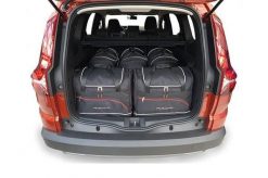 Torby Do Bagażnika Dacia Jogger 2022+ 5Szt Kjust. Czarne torby podróżne KJUST, bez wzorów, z kauczuku. Za 1,624.00 zł.
