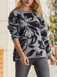 Milan Kiss Sweter w kolorze szarym rozmiar: XL. Szare swetry klasyczne damskie Milan Kiss, xl, bez kołnierzyka. Za 152.99 zł.