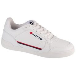 Buty sportowe LOTTO NANDU MID sneakersy. Białe obuwie sportowe casual damskie Lotto, trekkingowe. Za 139.99 zł.