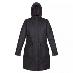 Kurtka Parka Ocieplana Przeciwdeszczowa Damska Romine. Czarne parki damskie Regatta, xl, bez kaptura. Za 269.99 zł.