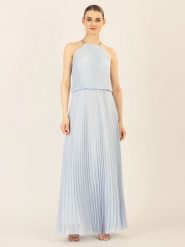 APART Sukienka w kolorze jasnoszarym rozmiar: 38. Szare sukienki damskie Apart, bez wzorów, bez ramiączek. Za 322.73 zł.