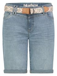 Sublevel Bermudy dżinsowe w kolorze błękitnym rozmiar: S. Niebieskie szorty damskie Sublevel, z aplikacjami, ze skóry. Za 113.99 zł.