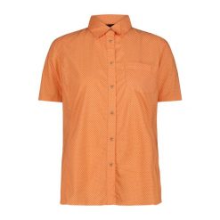 Koszula damska CMP. Brązowe koszule damskie CMP, bez wzorów, sportowe, bez kołnierzyka, bez ramiączek. Za 257.30 zł.