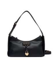 LOVE MOSCHINO Torebka Charmy JC4159PP1PL1300A Czarny. Czarne torebki klasyczne damskie Love Moschino, ze skóry, bez dodatków. Za 949.99 zł.
