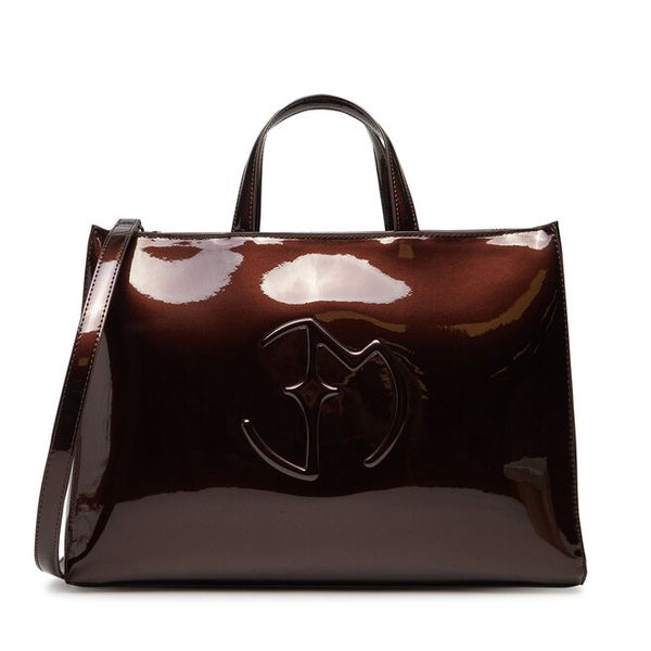 Torebka Eva Minge. Brązowe torebki klasyczne damskie Eva Minge, bez dodatków. Za 264.99 zł.