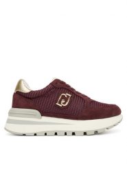 Liu Jo Sneakersy Amazing 25 BF5049 PX027 Bordowy. Czerwone obuwie sportowe damskie Liu Jo, ze skóry, bez zapięcia. Za 499.99 zł.