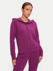Guess Bluza Allie V3RQ11 K7UW2 Różowy Regular Fit. Czerwone bluzy damskie Guess, xxs, z aplikacjami, z wiskozy, bez kaptura. Za 469.99 zł.