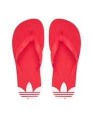 Adidas Japonki Adi Sun Thongs JQ2497 Czerwony. Czerwone klapki damskie Adidas, bez wzorów, z syntetyku, bez obcasa, bez zapięcia. Za 89.99 zł.