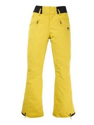 Burton Spodnie narciarskie "Marcy High Rise 2L Stretch" w kolorze żółtym rozmiar: XS. Żółte spodnie dresowe damskie Burton, l, bez wzorów, z materiału, narciarskie. Za 281.10 zł.