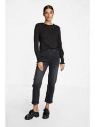 Rich & Royal Dżinsy - Slim fit - w kolorze czarnym rozmiar: W26/L32. Czarne jeansy damskie Rich & Royal, z podwyższonym stanem. Za 175.67 zł.