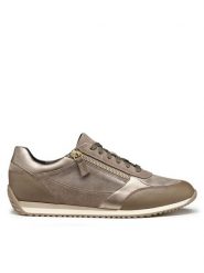 Geox Sneakersy D Calithe D36N0A 020TC C6692 Brązowy. Brązowe obuwie sportowe damskie Geox, ze skóry, bez zapięcia. Za 359.99 zł.
