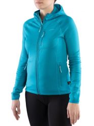 Bluza trekkingowa techniczna damska Viking Jukon Hoodie z kapturem na zamek. Niebieskie bluzy damskie Viking, xl, bez wzorów, z dzianiny, z kapturem. Za 280.03 zł.