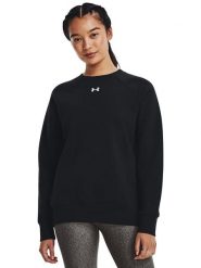 Under Armour Bluza "Rival" w kolorze czarnym rozmiar: XL. Czarne bluzy damskie Under Armour, xl, bez wzorów, bez kaptura. Za 176.50 zł.