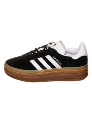 Adidas Skórzane sneakersy "Gazelle" w kolorze czarnym rozmiar: 40 2/3. Czarne obuwie sportowe damskie Adidas, bez zapięcia. Za 438.94 zł.